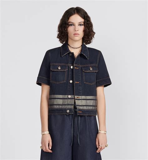 denim dior shirt|Dior denim dress.